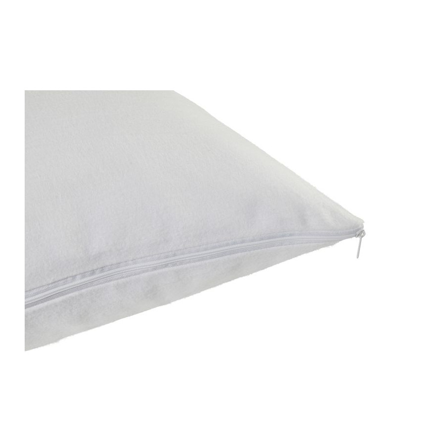 Protège-oreiller molleton blanc 50 x 70 PROTECTION LITERIE